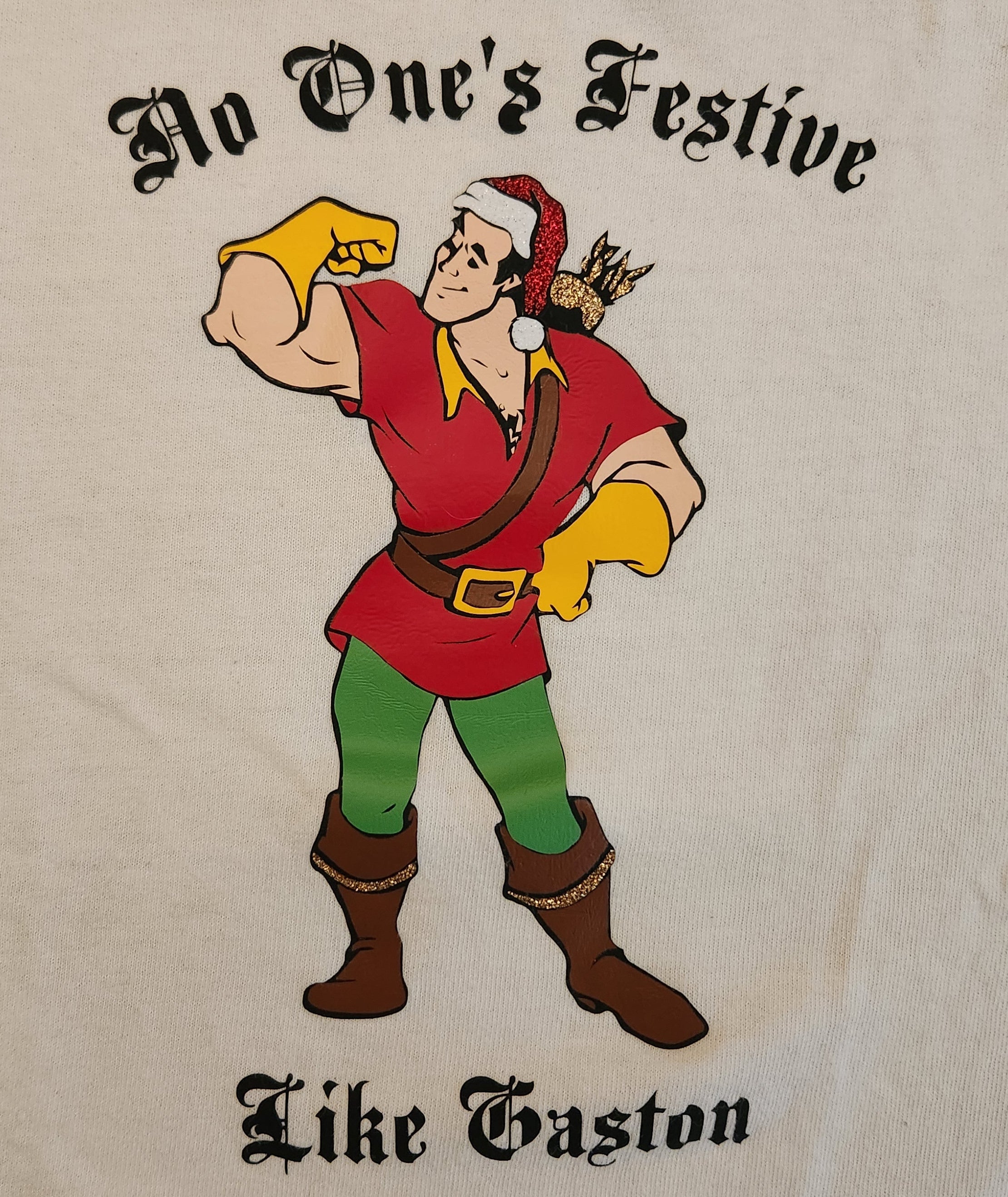 Custom Disney Gaston Festive Holiday Apparel (SEASONAL ITEM)