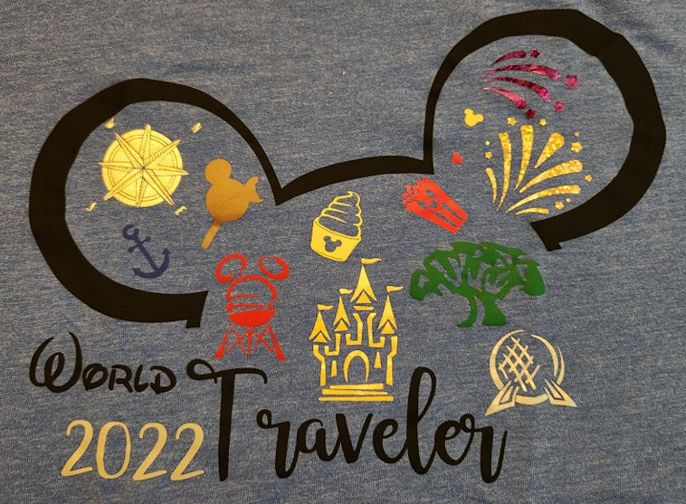Custom Disney EPCOT World Traveler Apparel (Personalization Available)