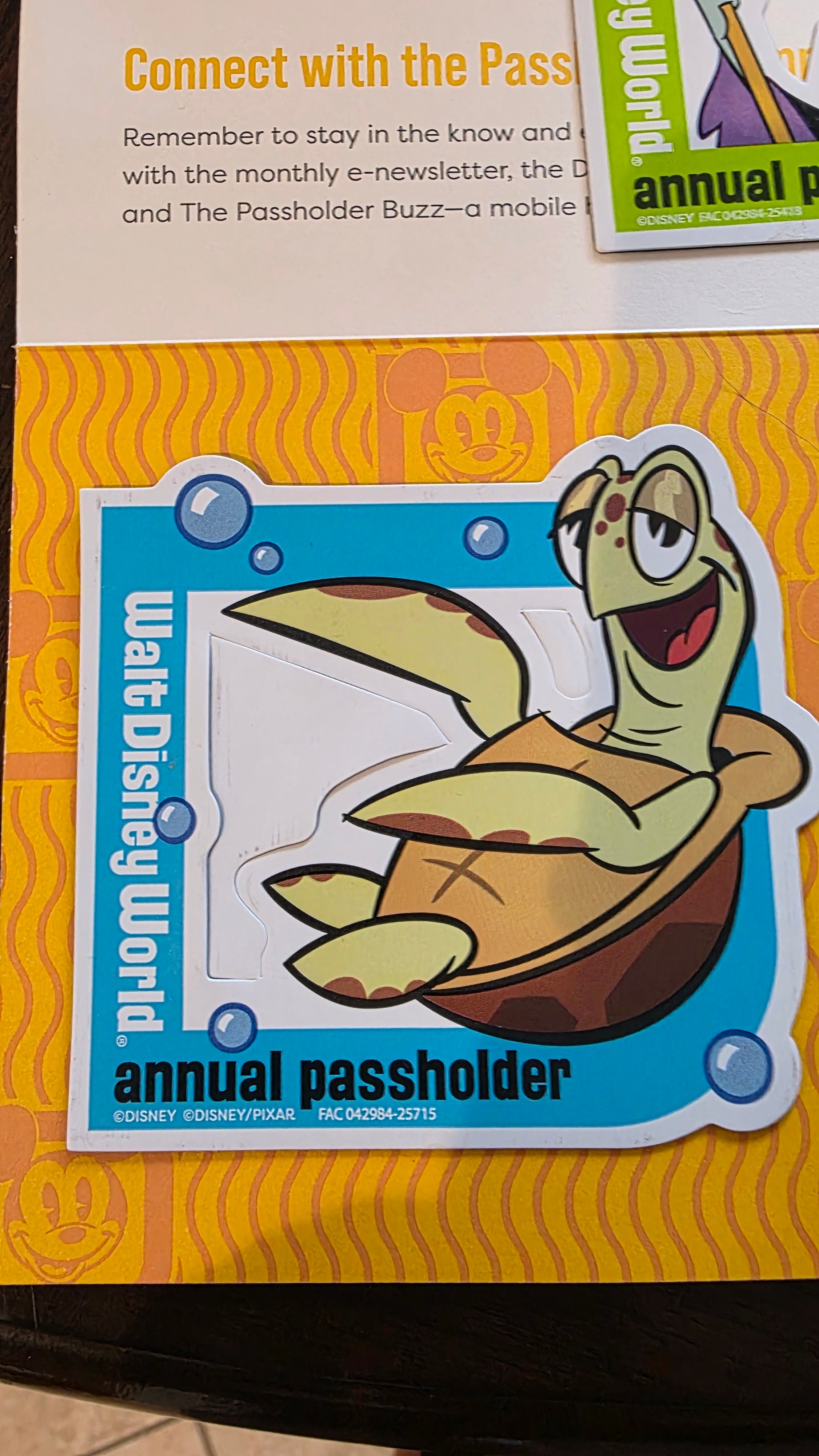 Disney "Crush" Annual Pass Holder Magnet